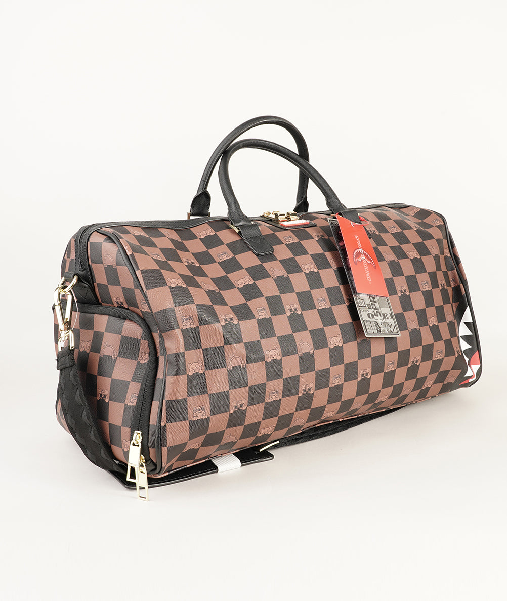 
                  
                    SPRAYGROUND PEEKING CHARACTER CHECK U DUFFEL
                  
                