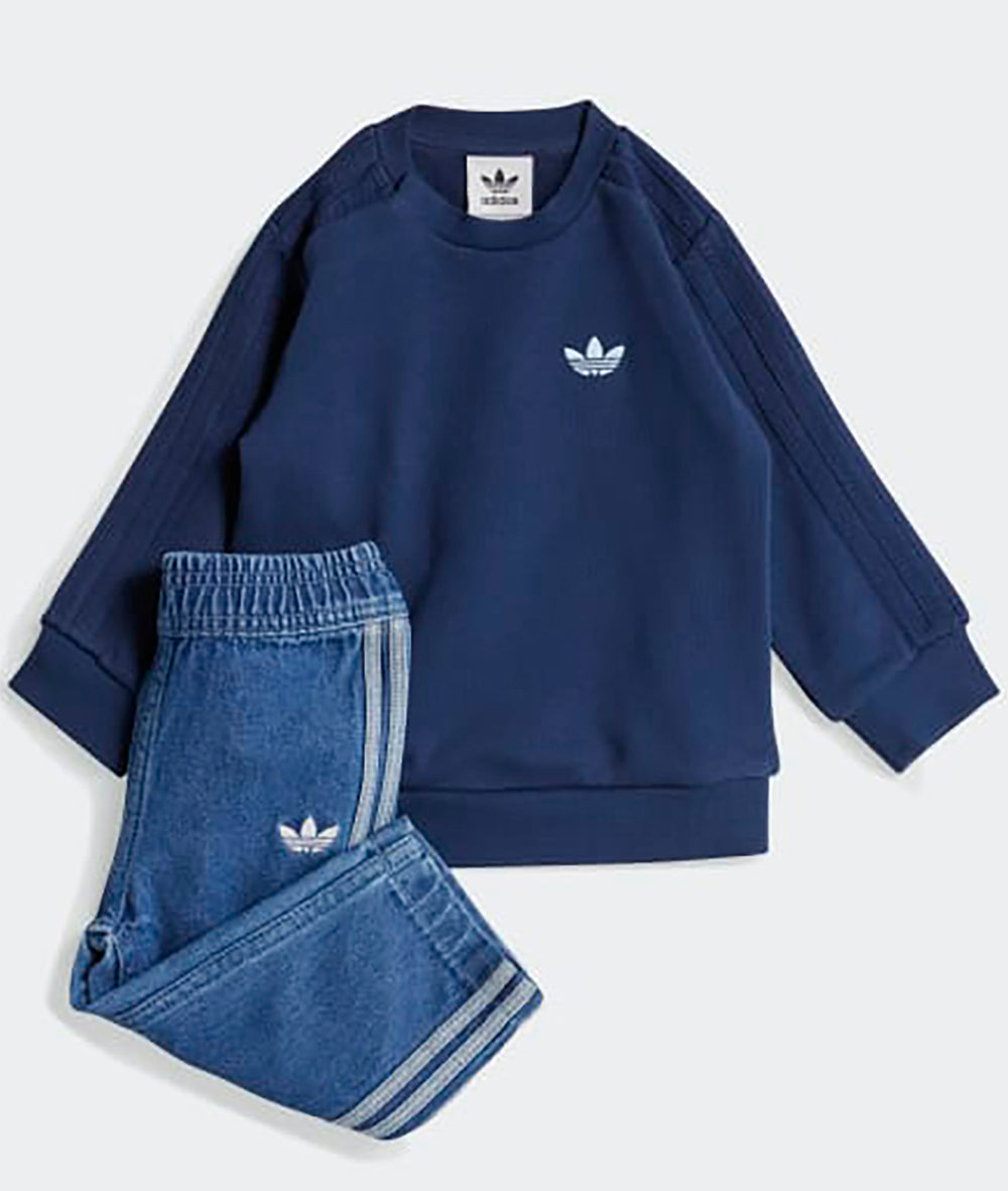 ADIDAS DENIM CREW SET