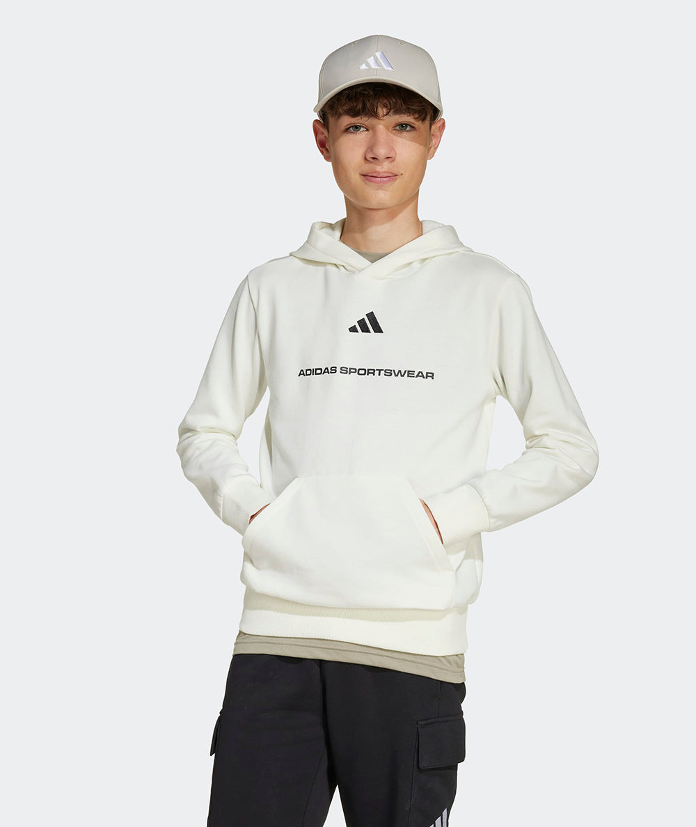 ADIDAS Felpa con cappuccio adidas Slogan Fleece