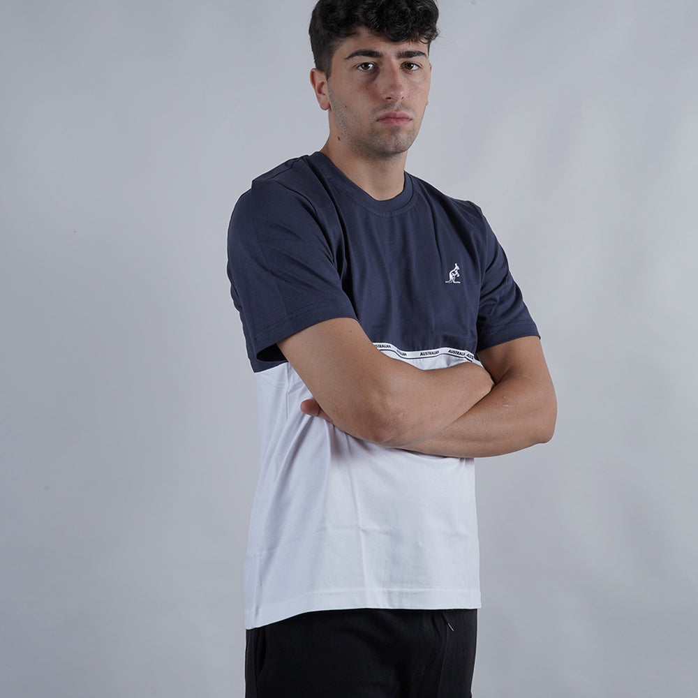 
                  
                    AUSTRALIAN LOGO PIPING INSERT T-SHIRT
                  
                