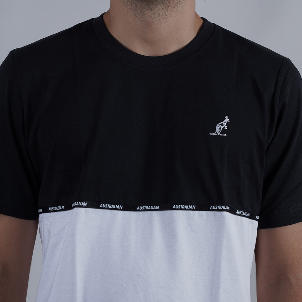 
                  
                    AUSTRALIAN LOGO PIPING INSERT T-SHIRT
                  
                