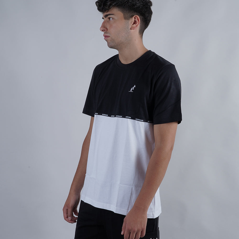 
                  
                    AUSTRALIAN LOGO PIPING INSERT T-SHIRT
                  
                