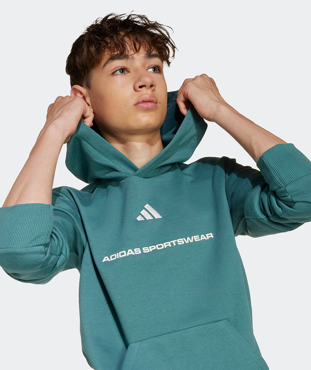 ADIDAS FELPA CON CAPPUCCIO