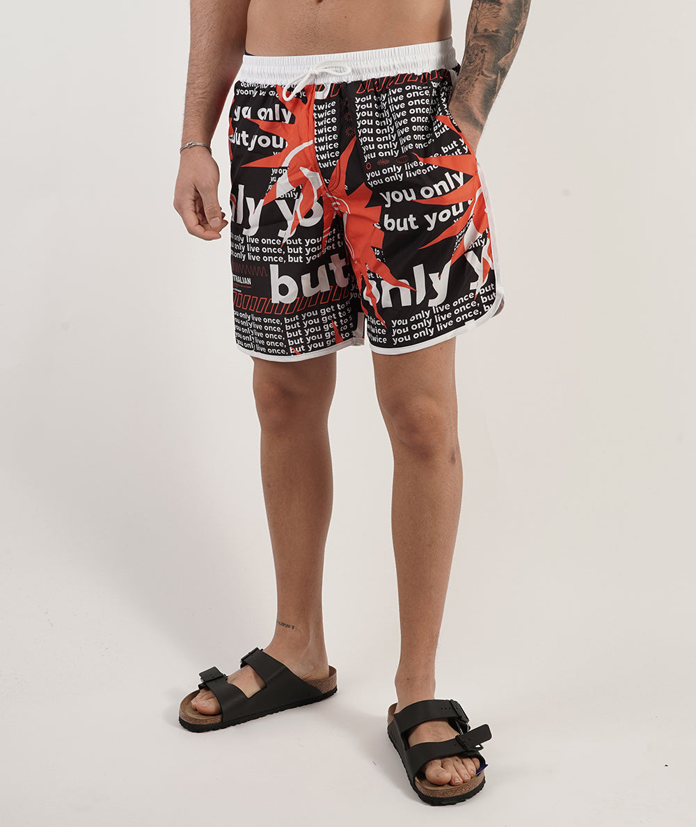 AUSTRALIAN COLLAGE SMASH SHORT