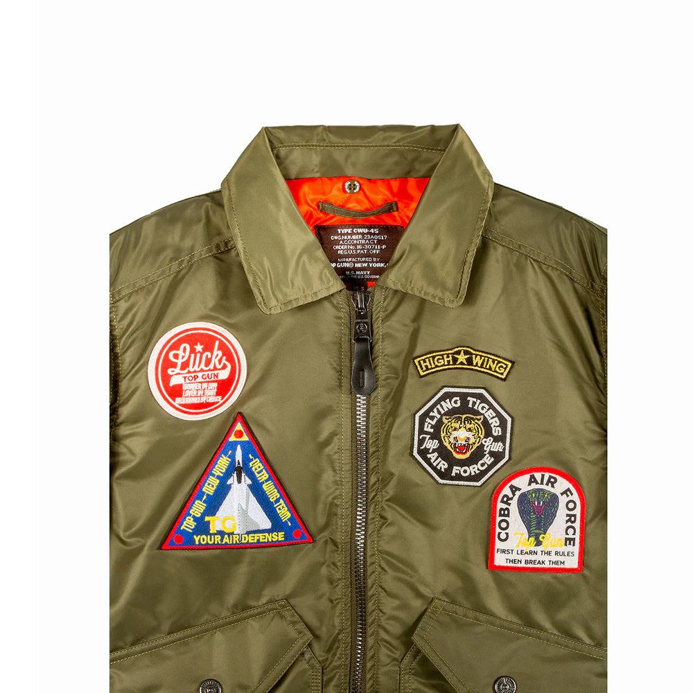 
                  
                    TOP GUN Giubbotto bomber Top Gun "Force" CWU-45
                  
                